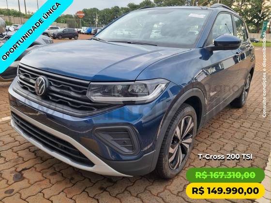 VOLKSWAGEN T-CROSS 1.0 200 TSI TOTAL FLEX AUTOMÁTICO VOLKSWAGEN T-CROSS 1.0 200 TSI TOTAL FLEX AUTOMÁTICO